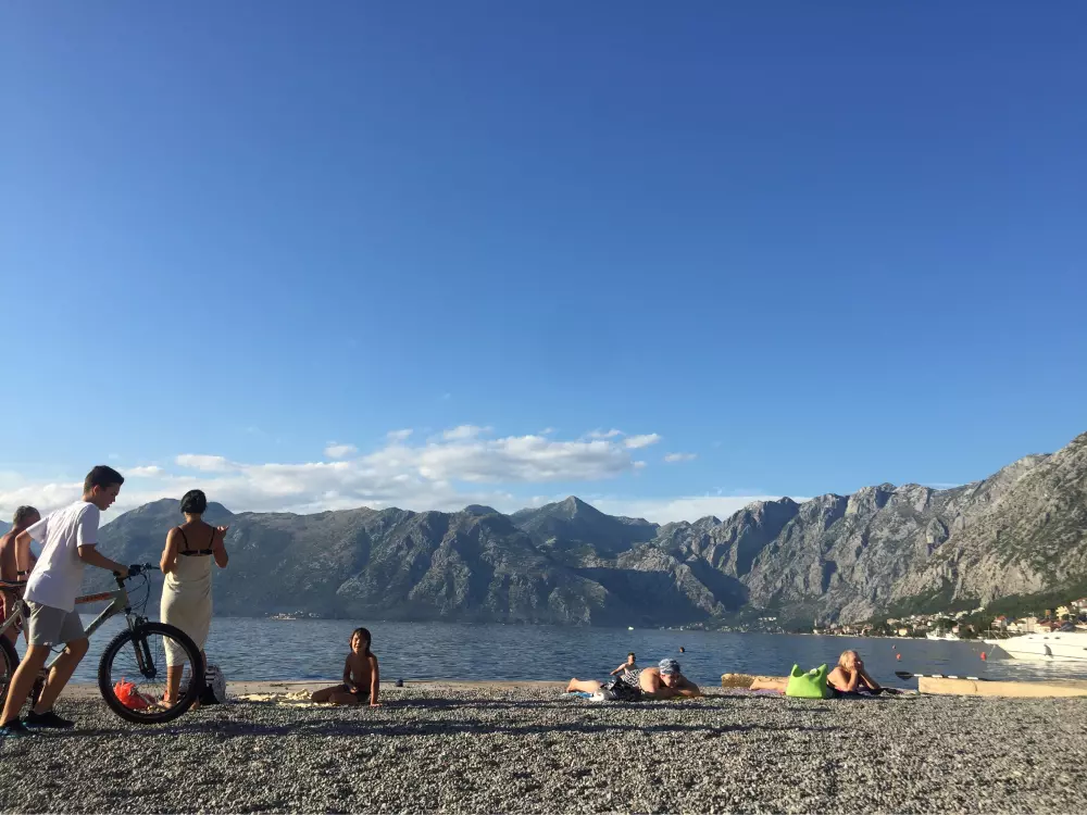 biking in kotor