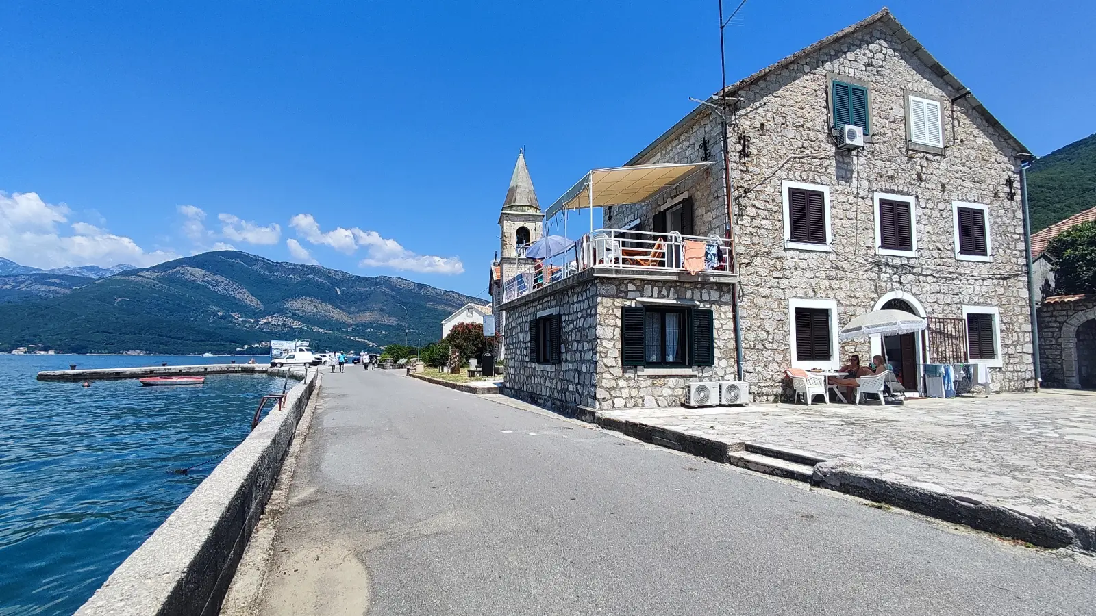 stone apartment donja lastva montenegro